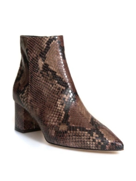 L'AGENCE Shoes - L'AGENCE Jeanne Bootie in Brown Snake size 38.5 EU 7.5 US